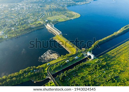 Similar – Gold gate bridge and heavy chain