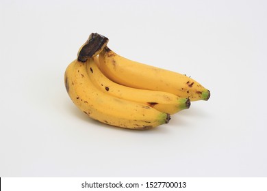 Ugly Fruit On White Background.Banana,