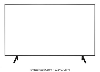 UHD 4k TV On White Background