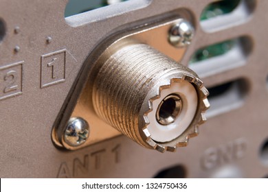 The UHF Connector Is A Dated Name For A Threaded RF Connector