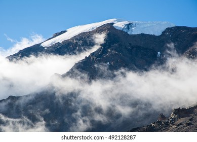 Uhuru Peak, The Top Of Mt.Kilimanjaro From Base Camp, Tanzania