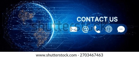 UI concept for contact us section showing icons for email, web, phone, and message. Contact and support icons help streamline business communication and improve customer contact experience. Spline