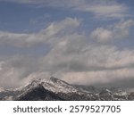 Uiwang Mountain and the sky, symbolizing the heart of Seoul, South Korea.