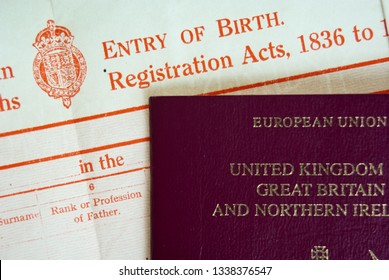 UK Birth Certificate and Passport