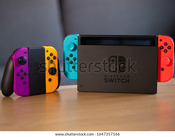 nintendo switch neon console in stock