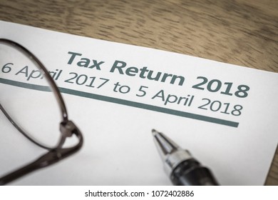 UK HMRC Self Assessment Income Tax Return Form 2018