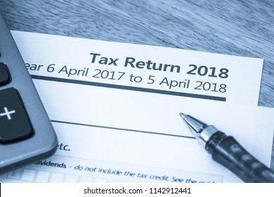 UK HMRC Self Assessment Income Tax Return Form 2018