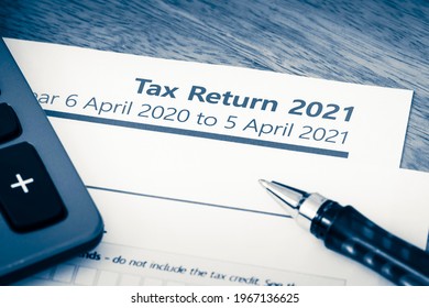 UK HMRC Self Assessment Income Tax Return Form 2021