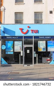 UK / London - 14 September 2020: TUI Travel Agents Shop, Wood Green, North London