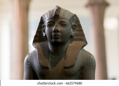 UK, London - April 08, 2015: British Museum. Bust Of King Ramesses IV