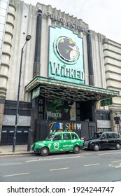 UK, London - February 20 2021: Wicked Musical, Apollo Theatre, Victoria, London