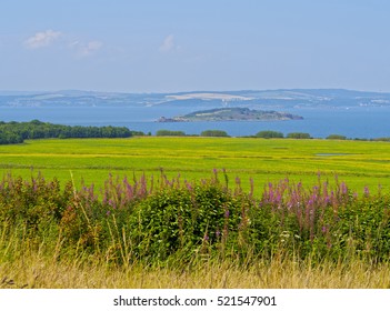 UK, Scotland, Lothian, Edinburgh Area, Cramond, View towards the Cramond Island.