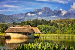 UKhahlamba-Drakensberg Park, KwaZulu-Natal, South Africa.  Royal Natal National Park