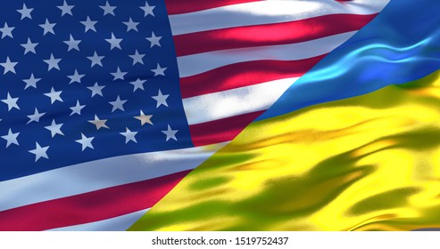 Ukraine Gate Illustration Flags United States Stock Photo (Edit Now ...