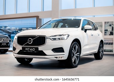 Ukraine, Kharkov, 01.24.18. Volvo Car Dealership Volvo XC60