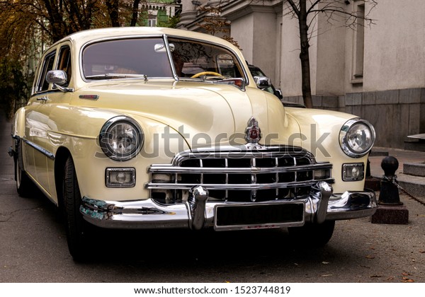Ukraine, Kiev,\
5,10,2019: car brands: zil,\
beige
