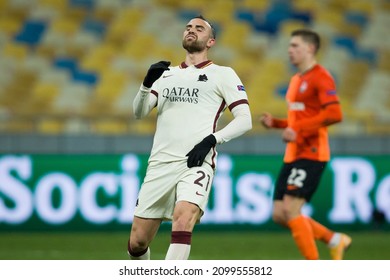 Ukraine, Kyiv - 18 March 2021. Borja Mayoral (AS Roma) During The Match Between FC Shakhtar Donetsk And AS Roma, NSC Olympiyskiy