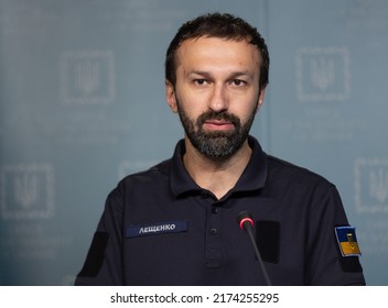 Ukraine, Kyiv, 30 June 2022 -  Ukrainian  Former Journalist And  Lawmaker Serhiy Leshchenko During News-conference In Kyiv. 