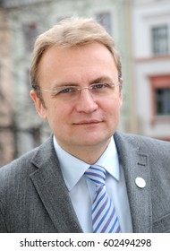 Ukraine, Lviv - April 25, 2012: Mayor Of Lviv Andriy Sadovyi.