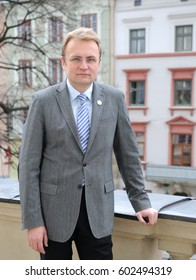 Ukraine, Lviv - April 25, 2012: Mayor Of Lviv Andriy Sadovyi.