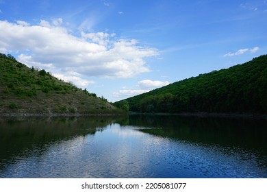 Ukraine Nature. Dniester River In Western Ukraine. 