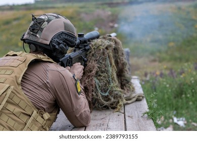 UKRAINE, Presidential Brigade Sniper Team