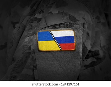 UKRAINE PLAIN COUNTRY FLAG MINI BOXING GLOVES . NEW