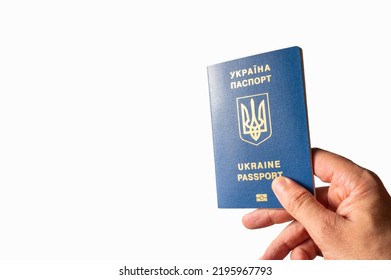 Ukrainian Biometric Passport Female Hand On Stock Photo 2195967793 ...