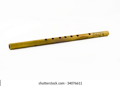 Ukrainian Ethnic Flute Sopilka Isolated