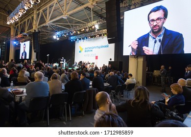 Ukrainian Journalist And Politician Serhiy Leshchenko Attends Anti-corruption Forum In Kyiv, Ukraine. December 23, 2015.