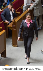 Ukrainian Lawmaker Nadiya Savchenko Attends A Parliament Session In Kiev, Ukraine. May 22, 2019.