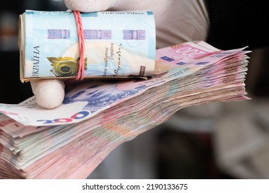 Ukrainian Money Hryvnia. The National Currency. Corruption In Ukraine