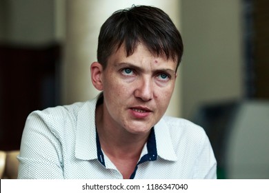 Ukrainian Pilot And People's Deputy Nadiya Savchenko. Kyiv, Ukraine. 10-08-2016