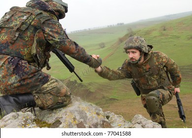 Ukrainian soldiers training. Armed forces of Ukraine training outdoor