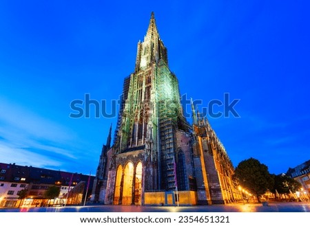 Ulm Minster or Ulmer Munster Cathedral is a Lutheran church located in Ulm, Germany. It is currently the tallest church in the world.