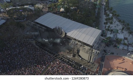 Ultra Music Festival Drone View