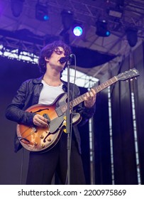 Ultra From Santa Salut Performs In Concert At Cala Mijas Festival On September 3, 2022 In Malaga, Spain