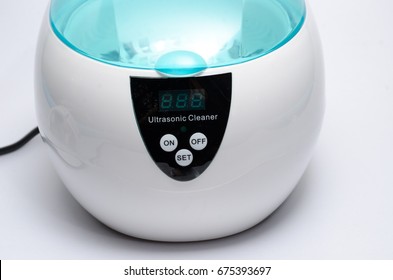 Ultrasonic Cleaner On White