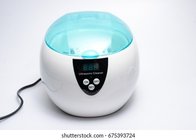 Ultrasonic Cleaner On White