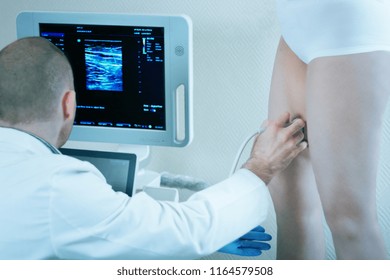 Ultrasound scan of veins - Shutterstock ID 1164579508