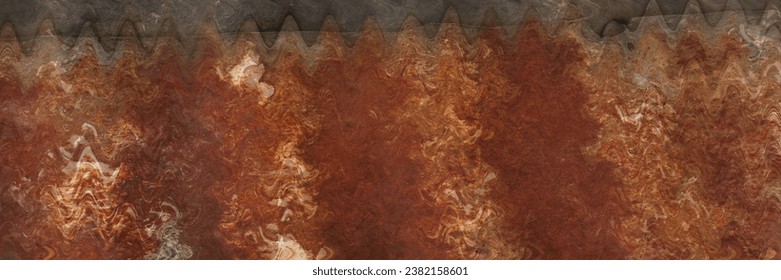 ultra-wide copy-space design of overlapping rusty and corroded metal sheets