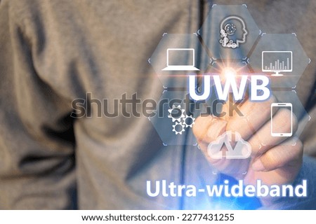 Ultra-wideband UWB is a short-range radio communication technology on bandwidths of 500MHz or greater and at very high frequencies. Overall, it works similarly to Bluetooth and Wi-Fi.