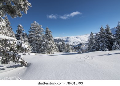 Uludag Mountain At The Winter In Bursa Province