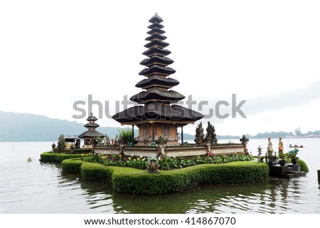 ulun danu batur temple in Ubud Bali Indonisia