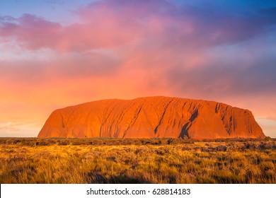 Ayers Rock Sunset High Res Stock Images Shutterstock