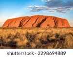 Uluru (Ayers Rock), the iconic sandstone rock in the centre of Australia, Northern Territory, Australia