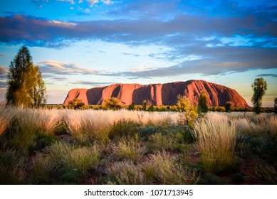 Uluru In Sunset