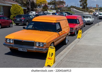 Ulverstone, Tasmania, Australia - Nov 08, 2020. 1970’s Iconic Australian Made Panel Van. Image Ideal For Australian Historic Cultural, Motor And Classic Car Enthusiast Themed Editorials.