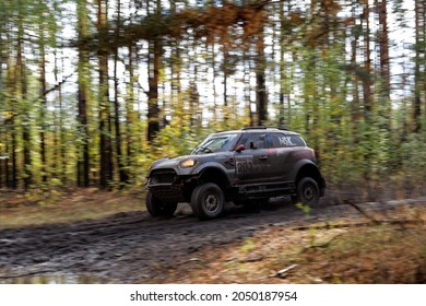 Ulyanovsk, Russia - September 25, 2021. Rally Raid 