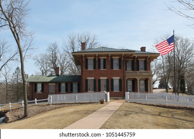 Ulysses S. Grant House In Galena, Illinois - View From Julia Grant Statue